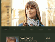 Tablet Screenshot of luziavonwyl.com